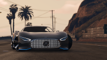 【GTA5载具】梅赛德斯-奔驰 AMG Vision GT：概念车的完美再现，银色子弹的魅力