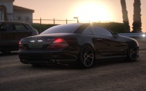 【GTA5载具】梅赛德斯-奔驰 SL55 AMG (R230)：经典豪华敞篷跑车的完美再现