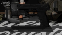 GTA5 高精度手枪改造：HK VP9 动态光影 MOD (带战术灯)