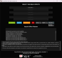 ERN Valid Relic Rolls Table Consultor v4.0 - 黑夜君临遗物验证器