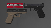 GTA5 真实枪械改造：Glock 19 Gen 4 MOD (两个版本)