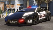 【GTA5载具】兰博基尼雷文顿警车版：NFS《热 pursuit》中的终极执法利器