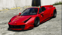 【GTA5载具】Liberty Walk Ferrari 458 Spider：细节狂魔的极致改装，洛圣都最靓的仔