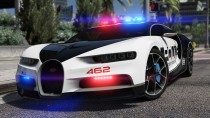 【GTA5载具评测】Bugatti Chiron | Hot Pursuit 警车版：洛圣都最炫警用跑车