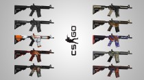 GTA5 强化版 M4A4 武器 MOD（来自 CS:GO，带动画与9种炫酷纹理）