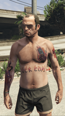 特雷弗霓虹纹身 MOD v1.0 [Replace]