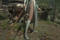 明末渊虚之羽明妃黑丝长靴美化 - Consort's boot with pantyhose