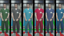 线上男角色医院工作服 MOD v1.0 [Add-On]
