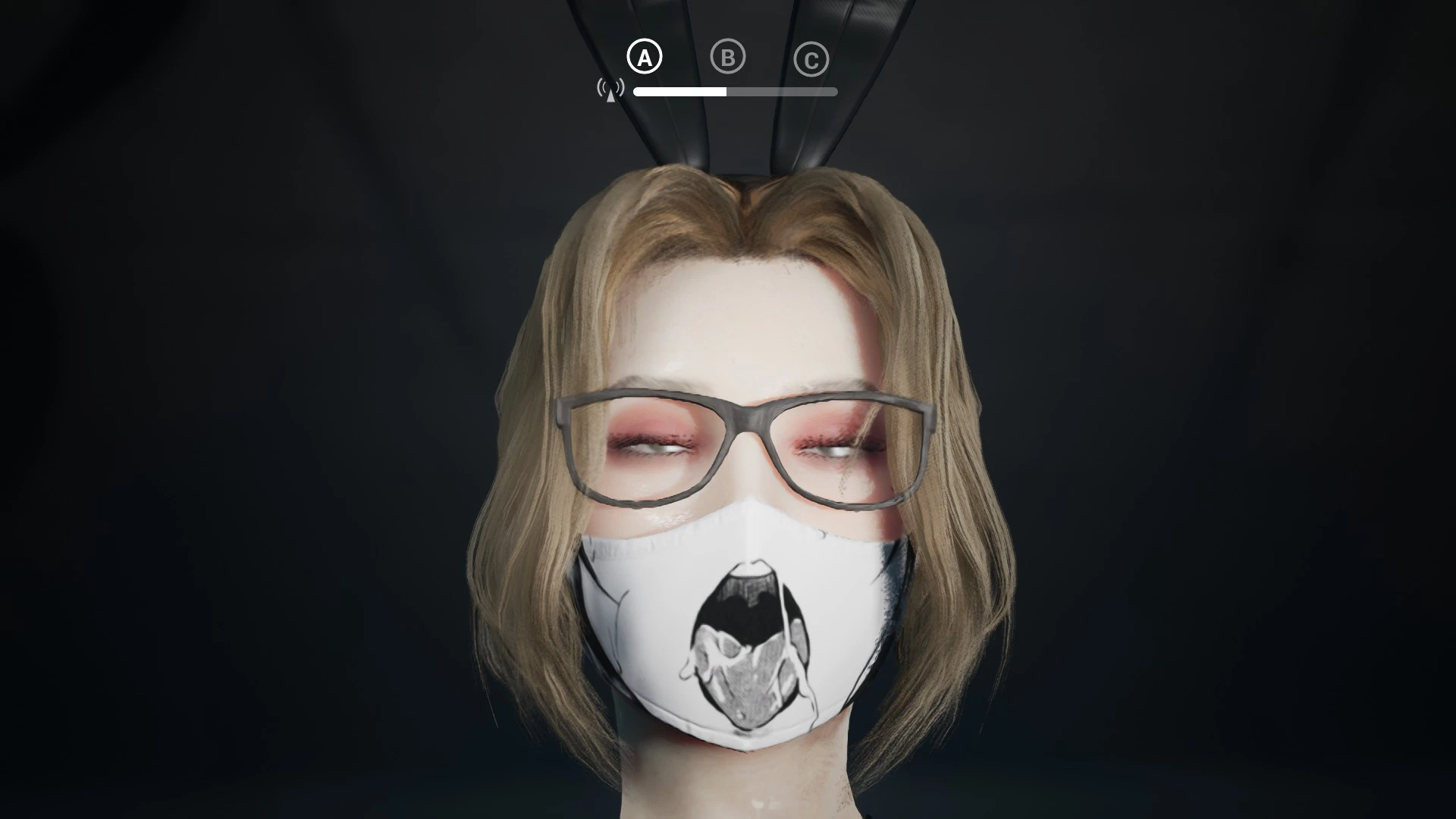 Ahegao 围裙面膜