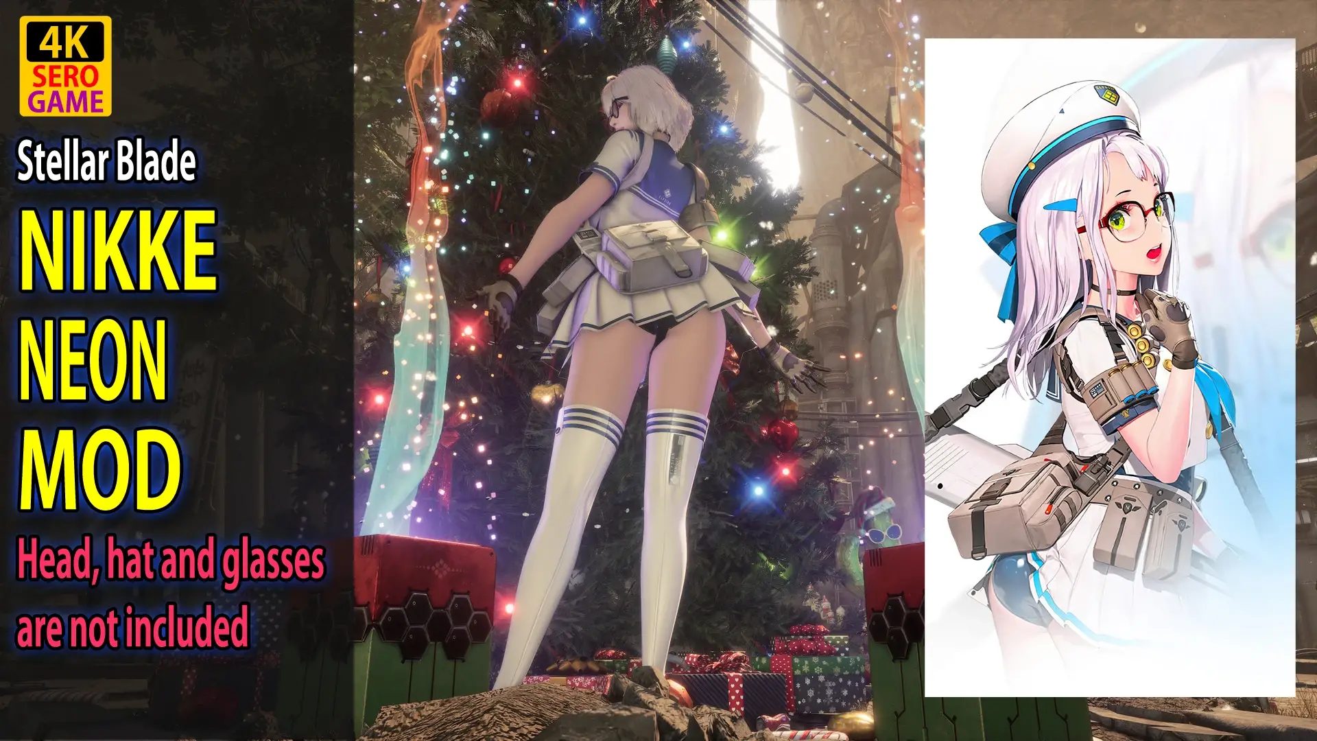 妮姬Neon为Stella Blade设计的霓虹灯服装