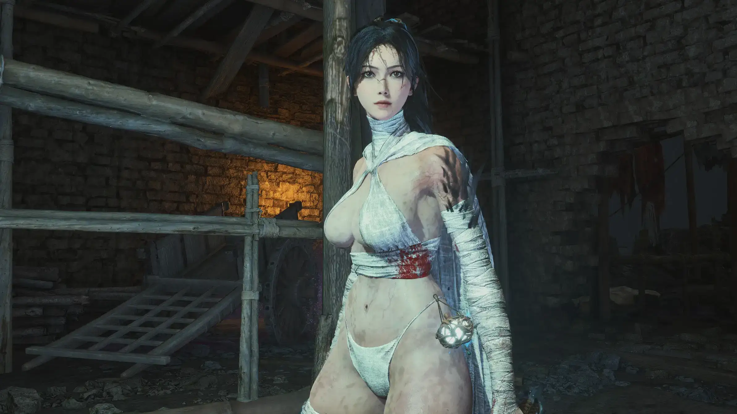 明末渊虚之羽EVE心魔套装美化MOD - EVE like body shape 3 Obsession Outfit v1.1