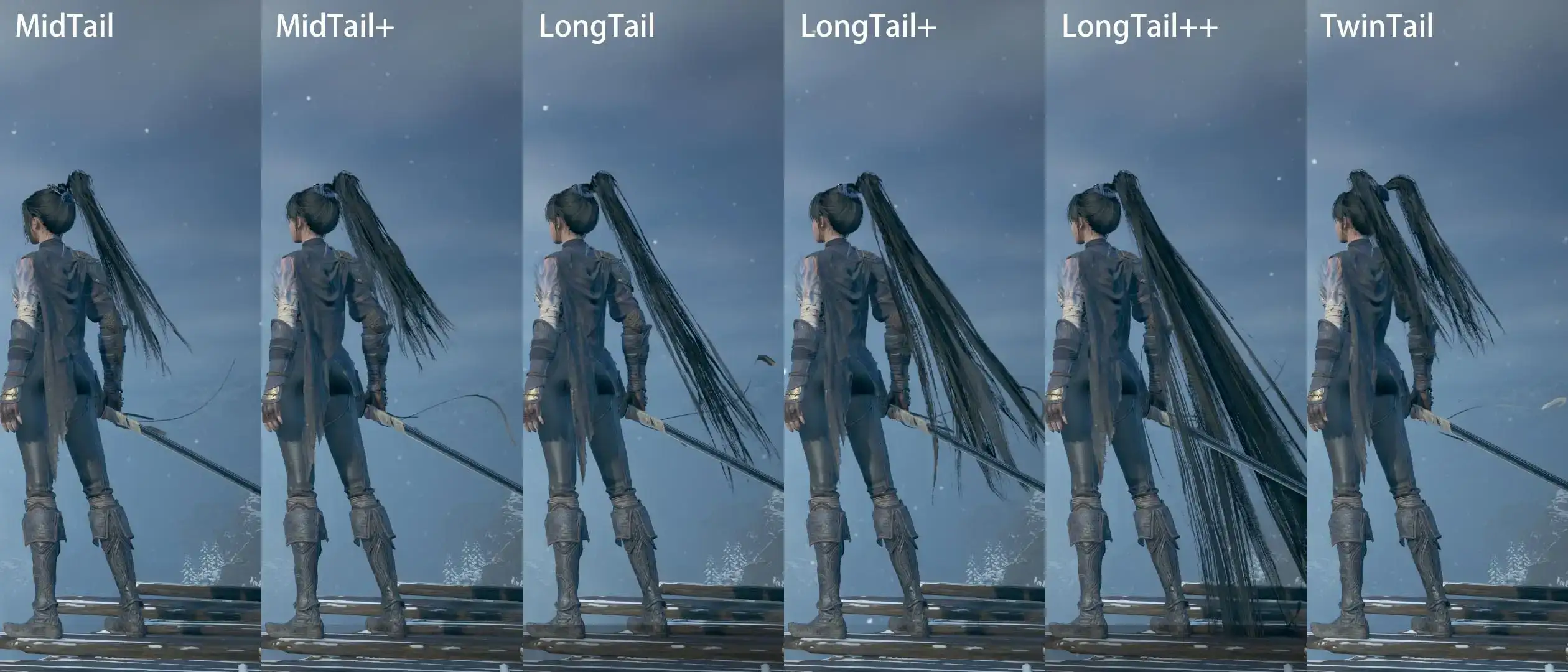 明末渊虚之羽海盗发簪&织绣头带长马尾MOD - PirateHairpin & EmbroideredHeadband LongTail