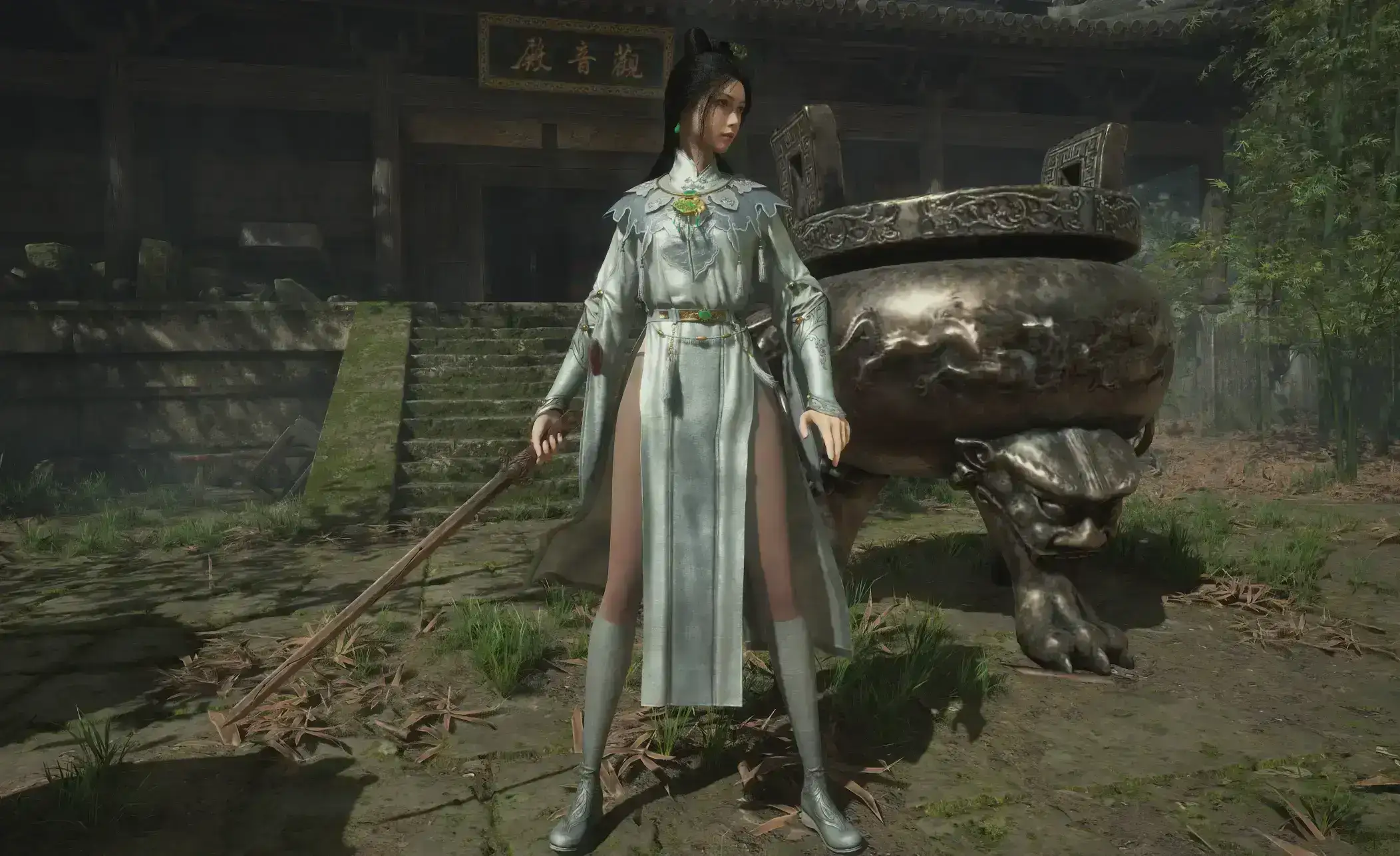 明末渊虚之羽明妃黑丝长靴美化 - Consort's boot with pantyhose