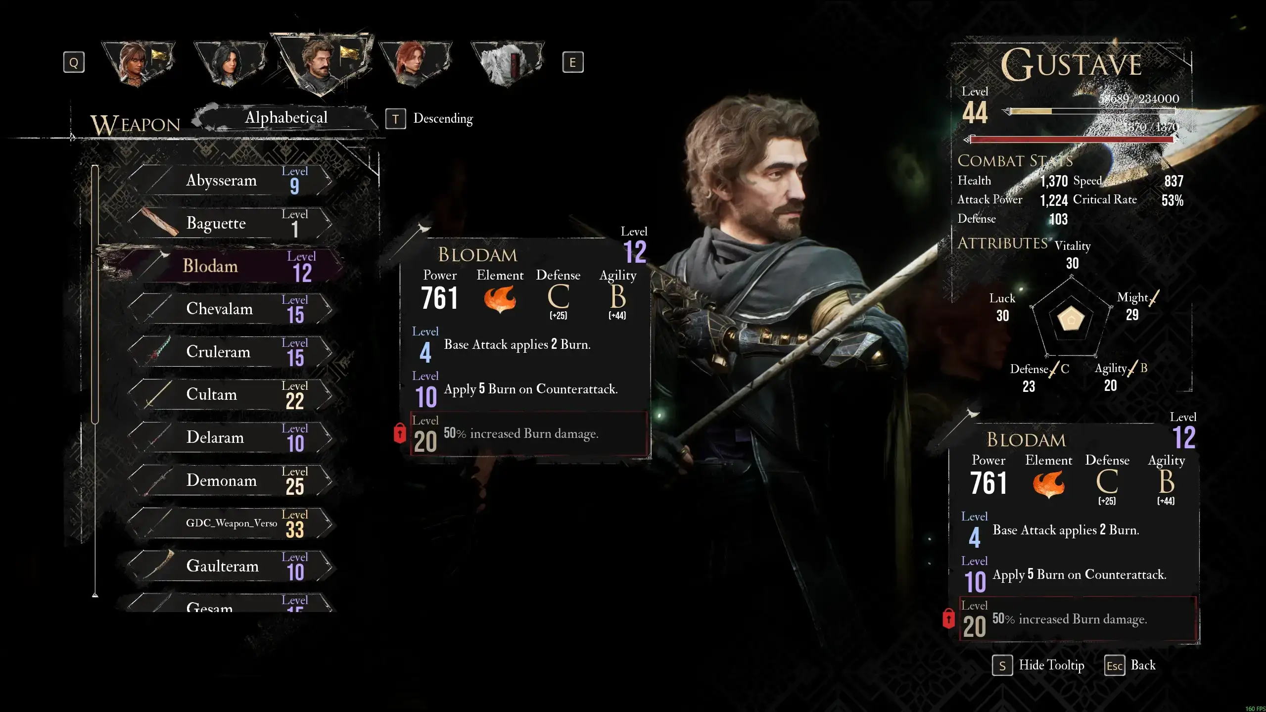 古斯塔夫武器技能重铸