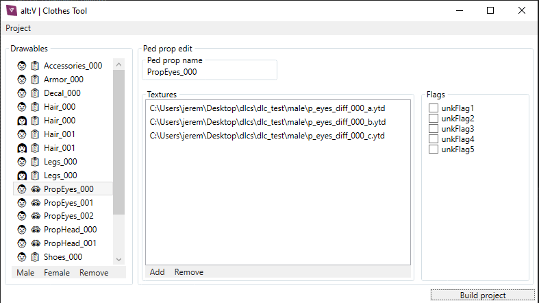 【GTA5大神推荐】alt:V Cloth Tool:自定义服装工具,打造专属角色