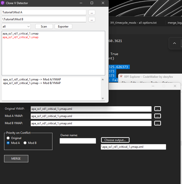 【GTA5神器】Clone V Detector + Ymap Merger 0.1:搞定MOD冲突和合并,轻松管理你的游戏资源