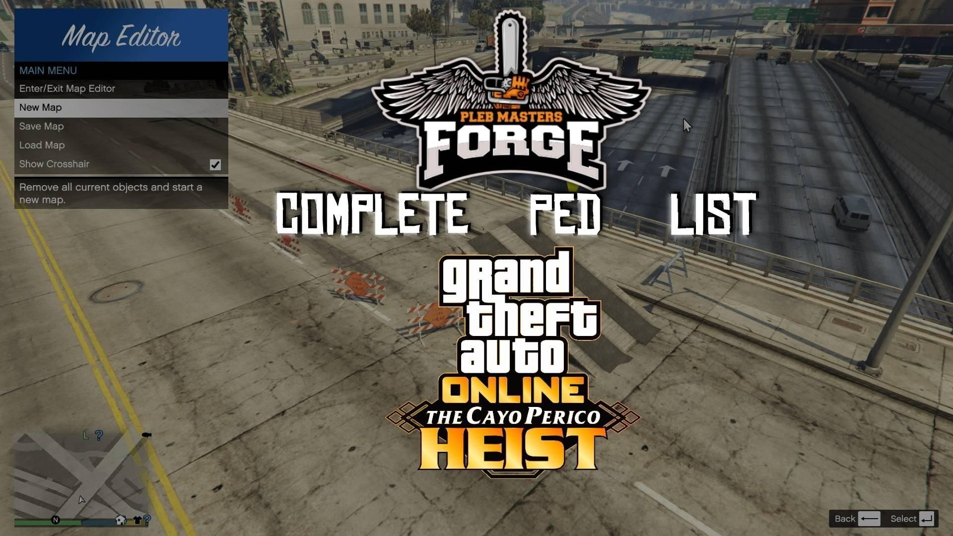 【GTA5大神推荐】Complete Ped list for Map Editor Mod (Cayo Perico Heist Update):让你的MOD地图编辑器更强大!