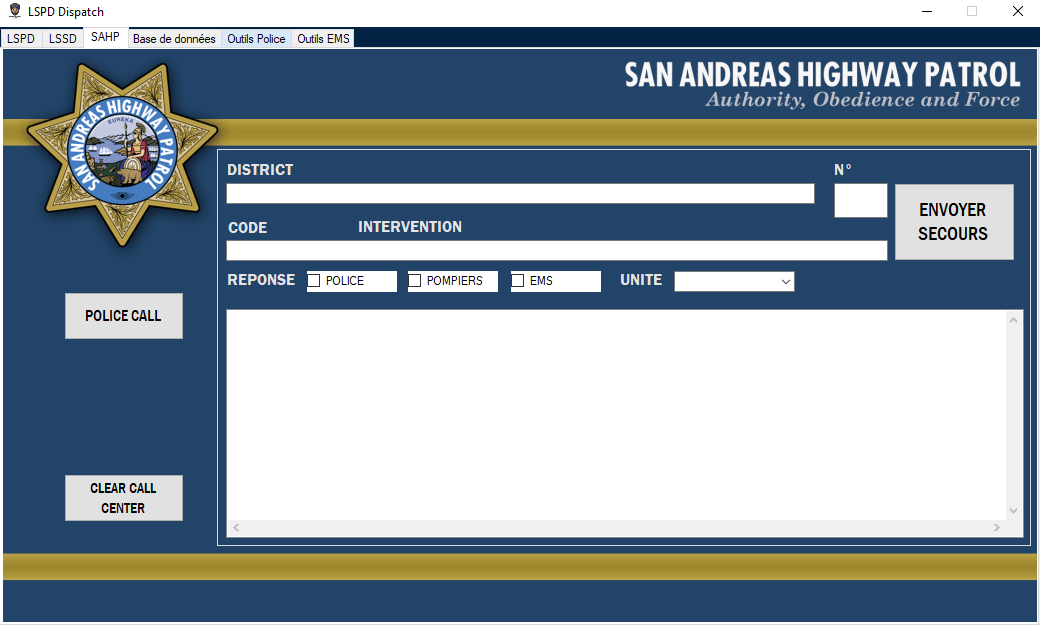 【GTA5新玩意】Computer Aided Dispatch OFFLINE 1.0:法国警局的角色扮演神器