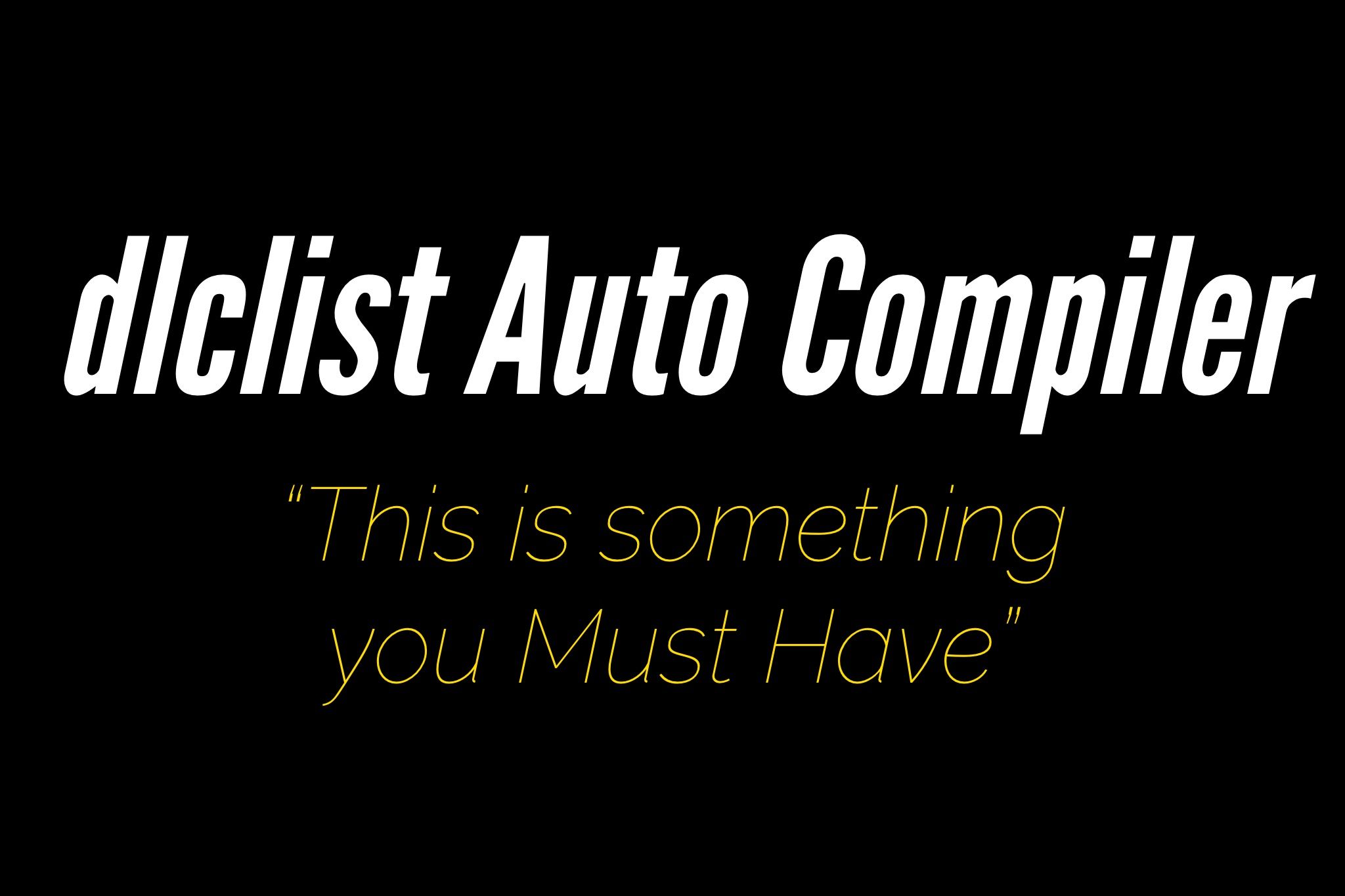 GTA5 玩家福音!dlclist Auto Compiler“轻松、快速且即时”1.1版评测