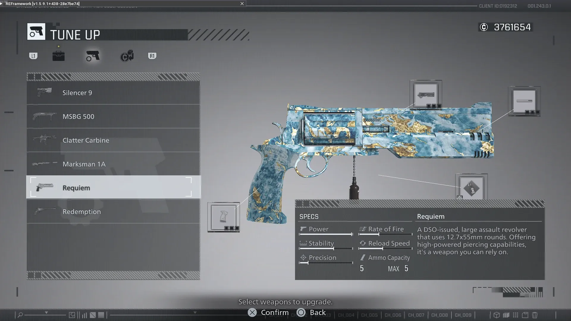 生化9Requiem 武器外套皮肤三合一豪华合集包MOD效果展示图2