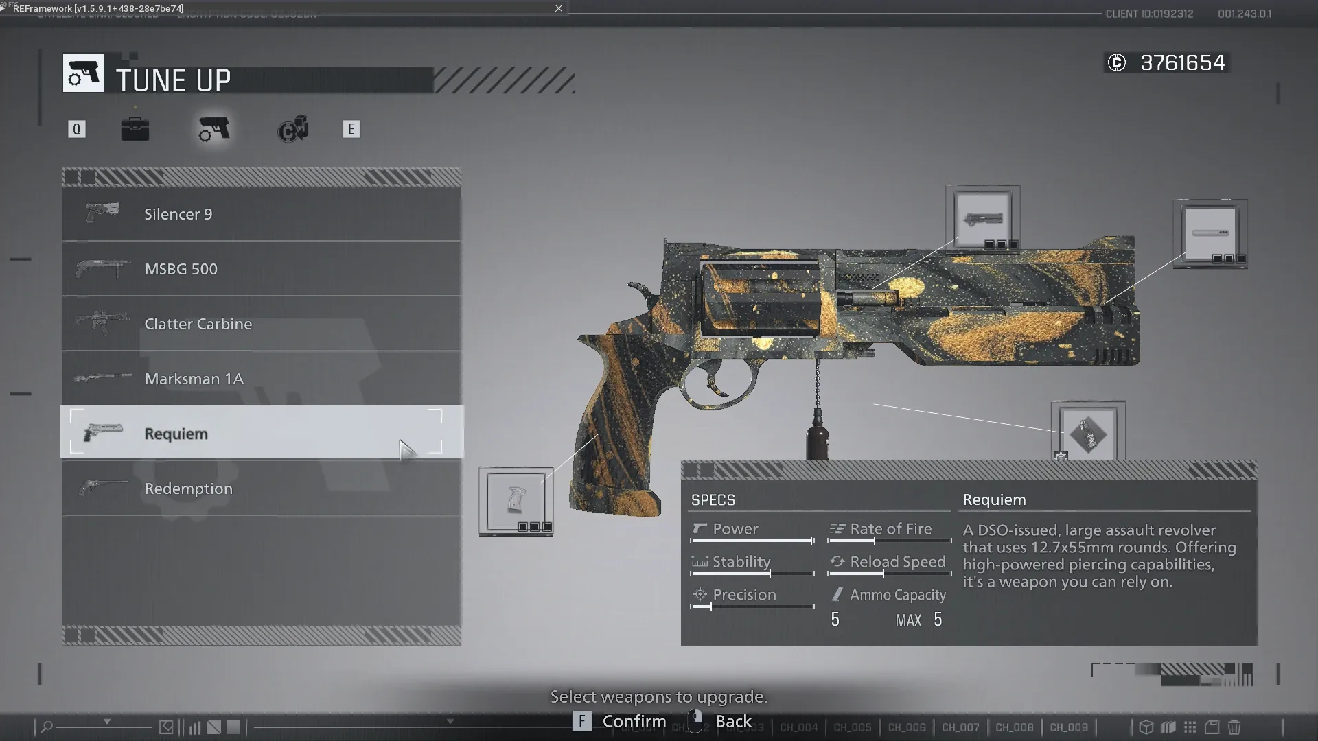 生化9Requiem 武器外套皮肤三合一豪华合集包MOD效果展示图7