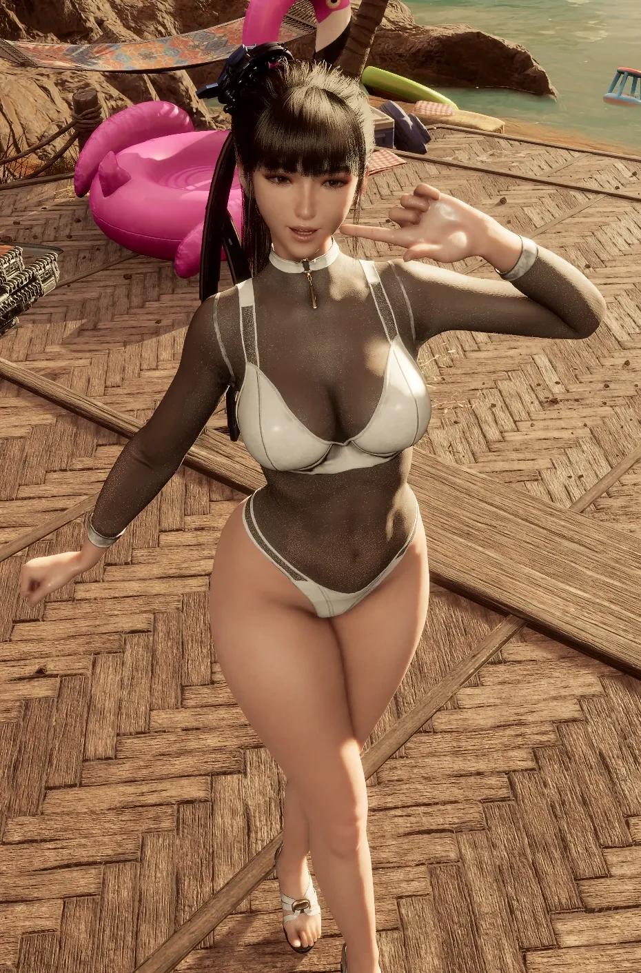 【剑星 × 第一后裔】伊内丝温泉泳装 (CNS版)效果展示图7